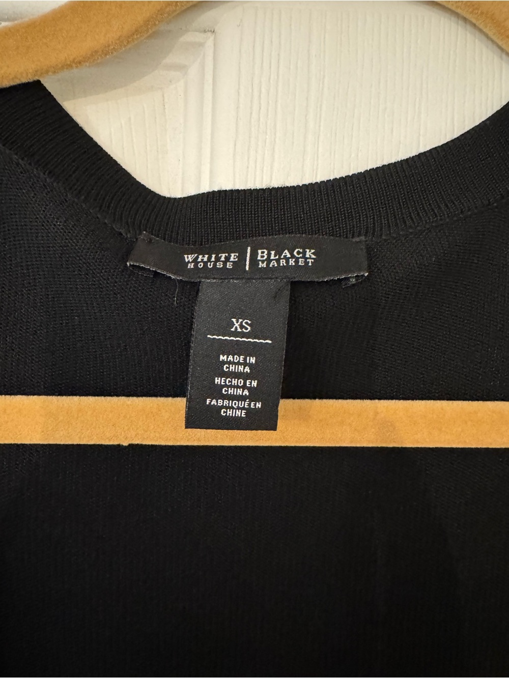 White House Black Market Black Short Sleeve Fine Knit Bolero Shrug Cardigan XS - Picture 2 of 7